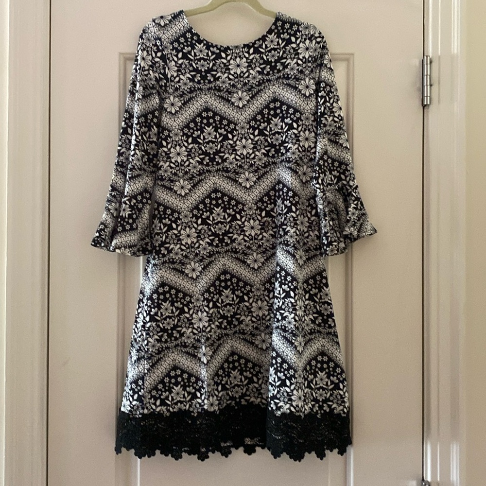 ⭐️Rare Editions Kaleidoscope Lace Trim Girl’s size 14